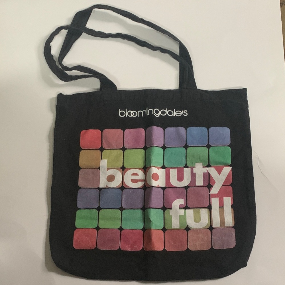 Bloomingdale's Multicolor Graphic Tote Bag - Picture 1 of 3